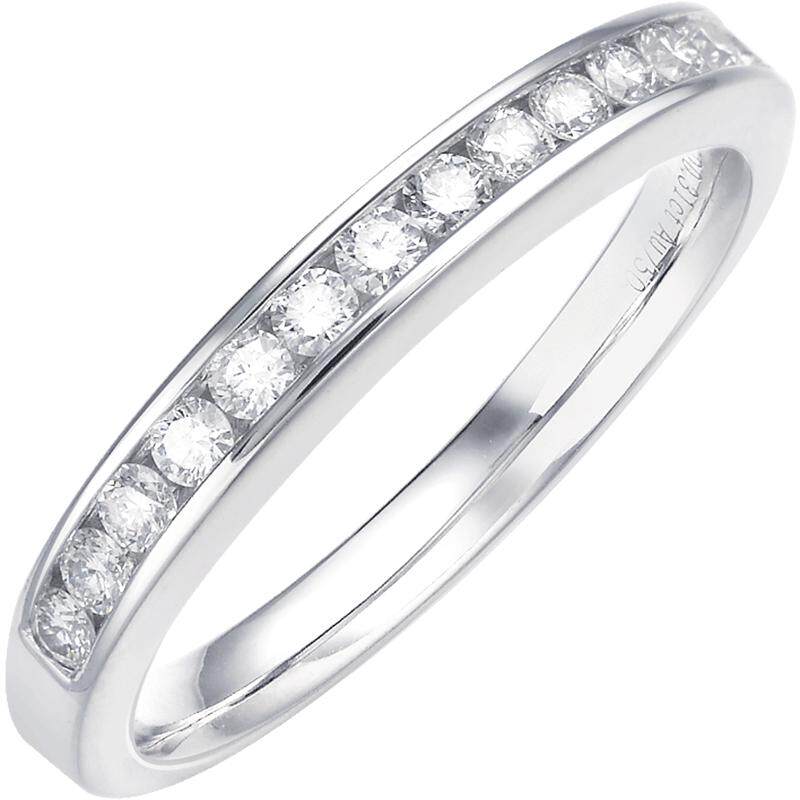 Promessa 18K white gold diamond ring Chow Sang Sang