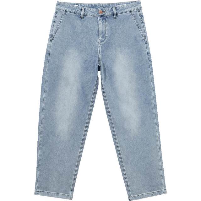 908 Jack Jones Men's Wide Leg Pants Profile Jeans Men's Elastic Cotton Solid Color Long Pants Autumn Men's Style