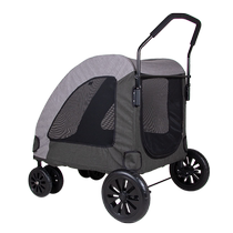 dodopet pet stroller large dog dog stroller foldable pull cart injury elderly dog ​​out trailer