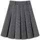 HaloLuu Wool Skirt ສອງສວມ Pleated