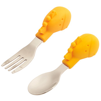 Markus silicone soft spoon and fork children's tableware
