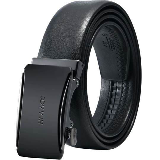 HLA/海澜之家腰带男士真牛皮带自动扣百搭送男友老公生日礼物