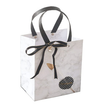 Ins wind marble bracelet earring packaging jewelry box