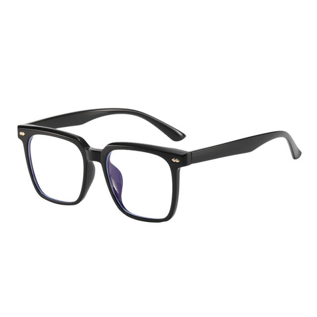 Large frame anti-blue radiation glasses can be matched with myopia degree