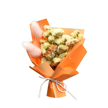 Car aromatherapy air outlet perfume rose immortal flower dried flowers small bouquet car decoration ornament air conditioning fragrance clip