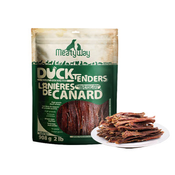 Meatyway Jueyan duck jerky 908g ໄກ່ jerky ການຝຶກອົບຮົມແຂ້ວເຂົ້າໄປໃນ puppies Jueyan ອາຫານວ່າງຫມາອາຫານຫວ່າງ