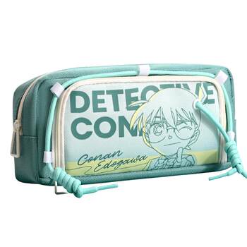 Detective conan joint pencil bag boy model primary school student large capacity phantom thief kidd peripheral stationery box 2025 new junior high school girls high-value stationery bag boys pencil box school supplies