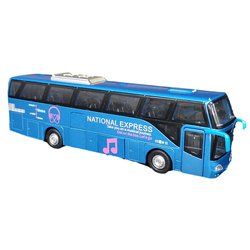 New 5-door alloy double-decker bus model simulation tourist bus bus passenger car children's toy car