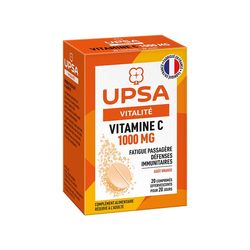 upsa vitamin C effervescent tablets high concentration 1000mg whitening vc men and women immunity vitamin drink 20 tablets