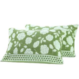 A pair of extra-thick cotton pillow covers