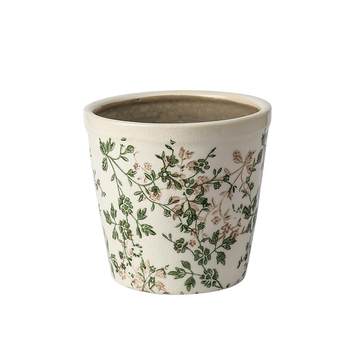 Flowers and green plants retro ceramic hydroponics large gardening