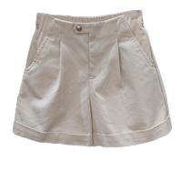 Casual shorts womens new summer a-line pants loose curled wide-leg pants high-waisted hip-covering elastic waist slimming hot pants
