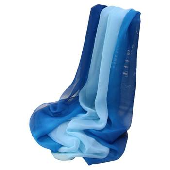 Gradient dance spring and autumn georgette sun protection body scarf