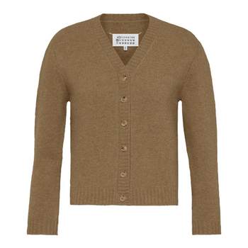 3 interest-free periods margiela v-neck cardigan sweater