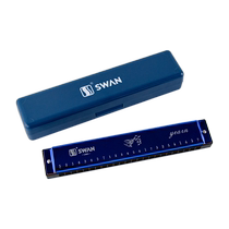 Swan Harmonica Beginners 24 Holes 28 Holes Introductory Children Comeback Adult Professional Playing Grade Accent C Harmonica Harmonica