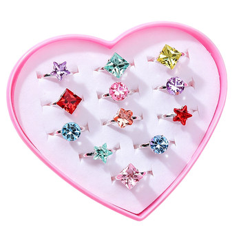 Girls princess simulation diamond ring toy birthday gift