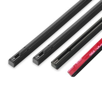 Automotive curtain aluminum alloy track bendable upgraded version