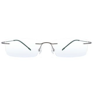 纯钛近视眼镜男超轻眼镜架女商务可配度数成品无框切边框个性定制