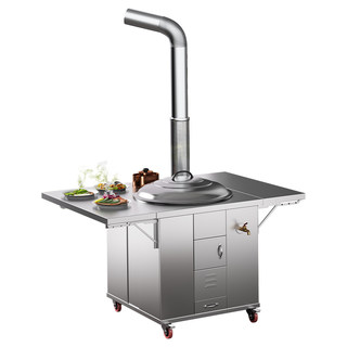 The century-old double-burner wood-fired stove arrives at your home via sf express!!