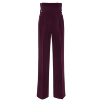 Danbaoluo advanced version of Latin dance pants fashionable lace waist straight pants professional modern pants womens trousers spring and autumn