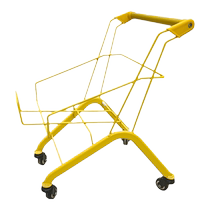 Large childrens supermarket shopping cart small trolley snack shop silent special shopping cart mother and baby convenience store basket cart