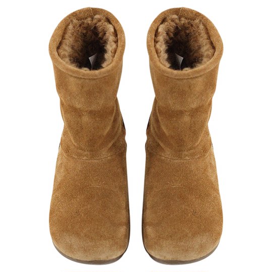 Yoona's mom girls' winter lamb wool thickened snow boots