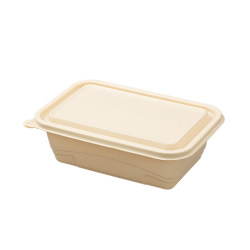 Mai Xiaohe disposable corn starch takeaway meal box light salad pasta fried rice lunch box fast food box