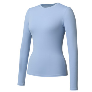 科里芙运动网球服女冬季晨跑步训练服长袖休闲修身显瘦羽毛球上衣