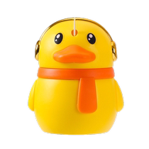 New little yellow duck plastic toothpick holder for home living room press toothpick box creative cartoon automatic pop-up toothpick can