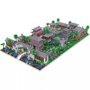 Suzhou garden building block model