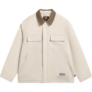 Li-Ning Badfive X 1807 Collaboration Cotton Jacket Men's Spring Turn-Down Collar Sportswear