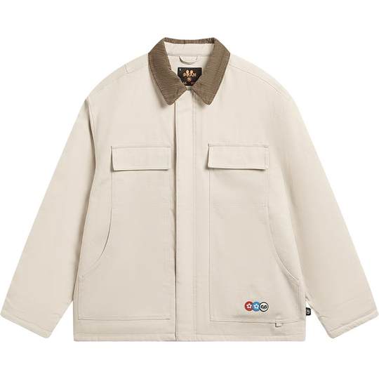 Li Ning 1807 joint loose lapel men's cotton jacket