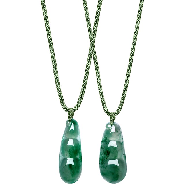 Saturday blessing African green four seasons safe bean pendant pendant