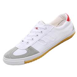 ແທ້ຈິງ double star ແປດເກີບ volleyball ພິເສດ canvas martial arts shoes non-slip tendon bottom men and women style same style track and field training shoes