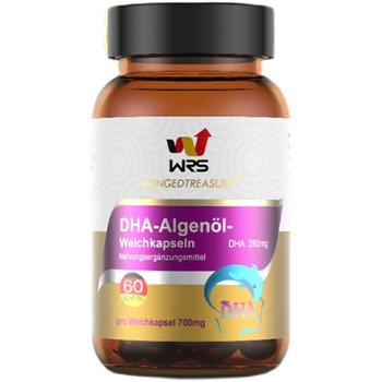 Wrs imported dha algae oil capsules for students, adolescents and children's brain power memory supplements for middle-aged and elderly