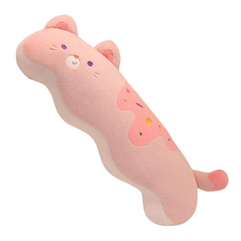 Cute Plush Toy Cat Pillow, Cat Doll for Sleeping, Leg-Hugging Cream Bread Cat, Soft Stuffed Animal