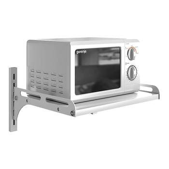 Kitchen microwave oven storage rack wall-mounted oven