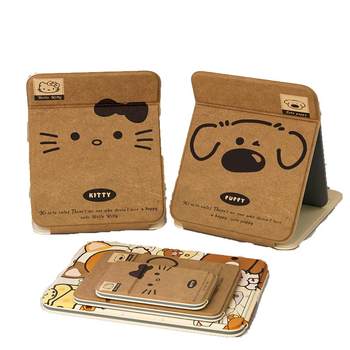 Portable folding small mirror for student dormitories