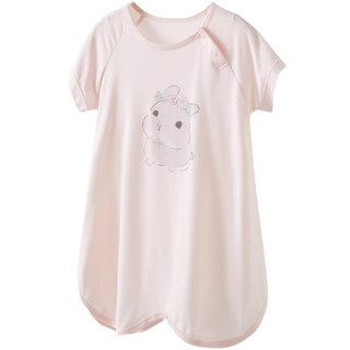Short-sleeved baby girl home clothes, pajamas, air-conditioned clothes, nightgown