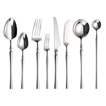 Nordic small waist 304 mirror knife fork spoon tableware