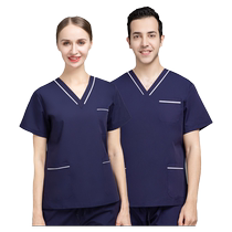 Hand washing clothes nurse clothes womens summer thin short-sleeved hand washing clothes operating room oral doctor work clothes suit for men