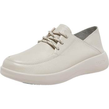 Bestu 2026 spring shopping mall new style cowhide thick-soled loafers leather shoes women's deep-mouth single shoes e2162am6