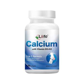 Liife seaweed calcium vitamin d3k2 triple effect synergy