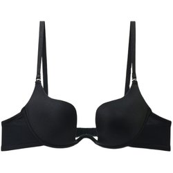 ຊຸດຊັ້ນໃນທີ່ເບິ່ງບໍ່ເຫັນ seamless ສີຂາວ U-shaped back bra ທີ່ສວຍງາມ halter ຄໍ push-up sexy ເຕົ້ານົມຂະຫນາດນ້ອຍສະແດງໃຫ້ເຫັນ bra backless ໃຫຍ່ເຄິ່ງຫນຶ່ງຈອກ