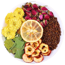 Hawthorn lotus leaf tea scraping oil removing fat and shaping the belly losing weight scented tea soaking in water health tea tea bag