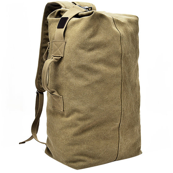 Backbag travel bucket backpack backpack mountaineering male denim large -capacity luggage bag