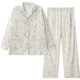 October crystal gauze confinement clothes home clothes set