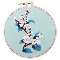 Embroidery diy handmade self-embroidery ancient style fan fan beginner material package self-embroidery Su embroidery purse embroidery embroidery