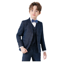 Luo Meng childrens suit suit boy 2024 new host flower girl dress big child piano performance suit autumn