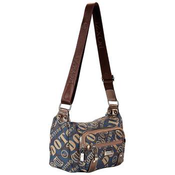 Dressage multi-compartment lightweight canvas bag crossbody bag